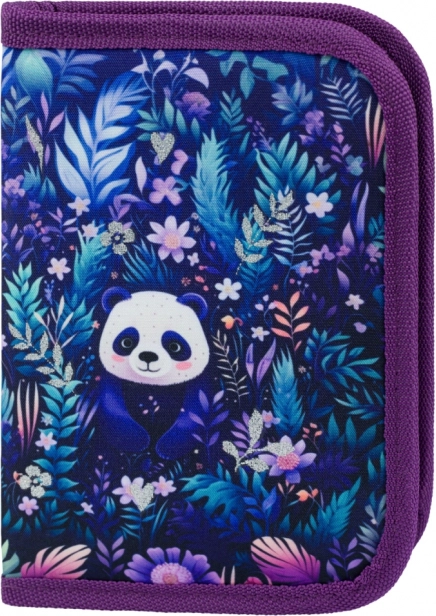 Astuccio scolastico a un piano Baagl Jungle Panda