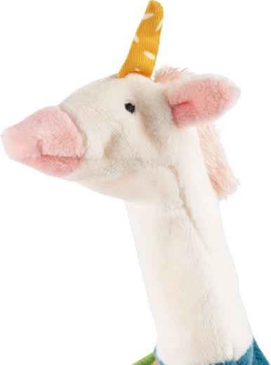 Peluche morbido e volti ricamati