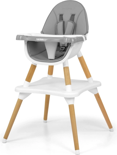 Seggiolone Milly Mally Malmo 2 in 1 grigio