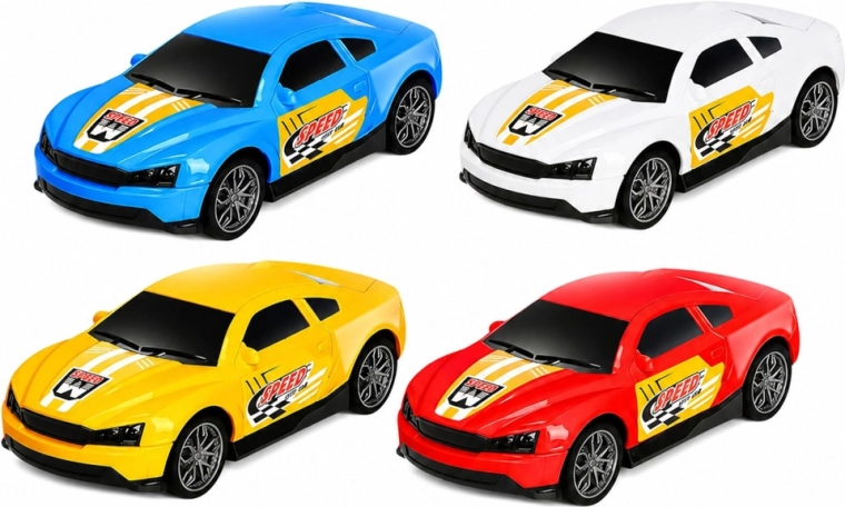 4 auto sportive nella confezione