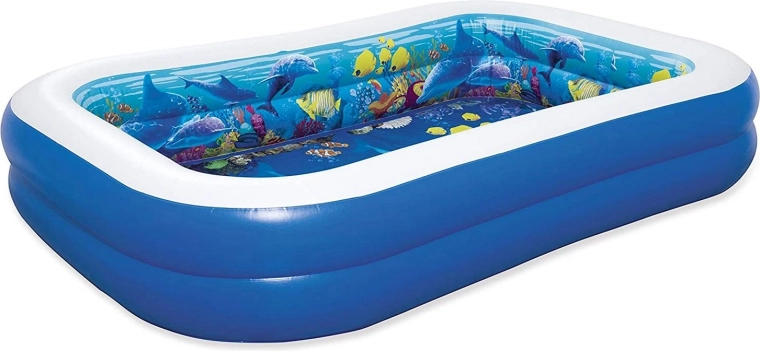Mondo sottomarino 3D all’interno della piscina