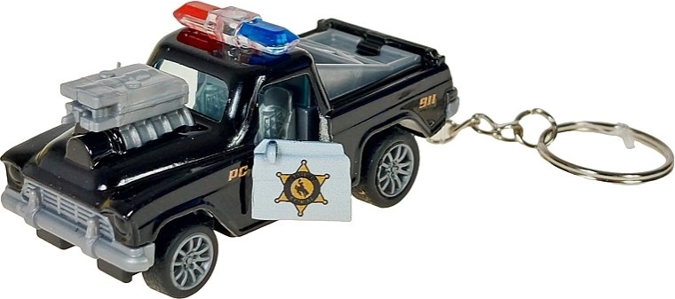 Aspetto realistico dell’auto della polizia
