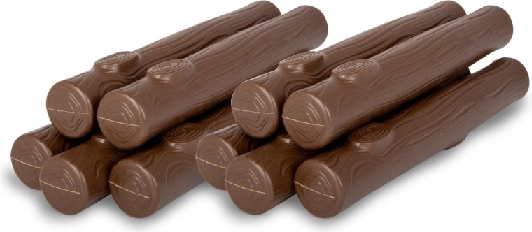 JAMARA tronchi di legno per modelli di macchine agricole, 10 pezzi