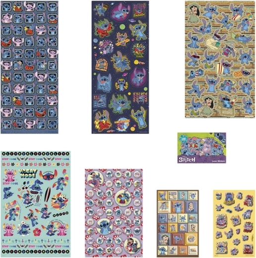 Oltre 300 adesivi con motivi di Stitch