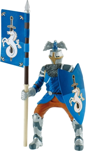 Cavaliere da torneo blu