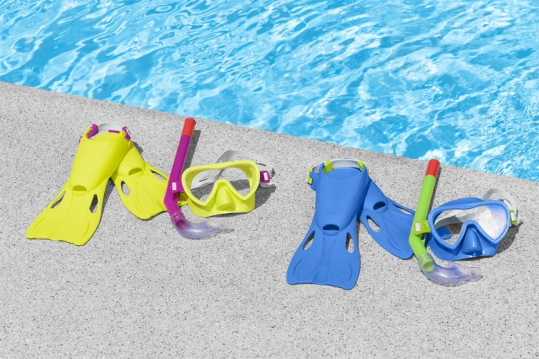 Set per snorkeling: maschera, pinne e boccaglio Bestway