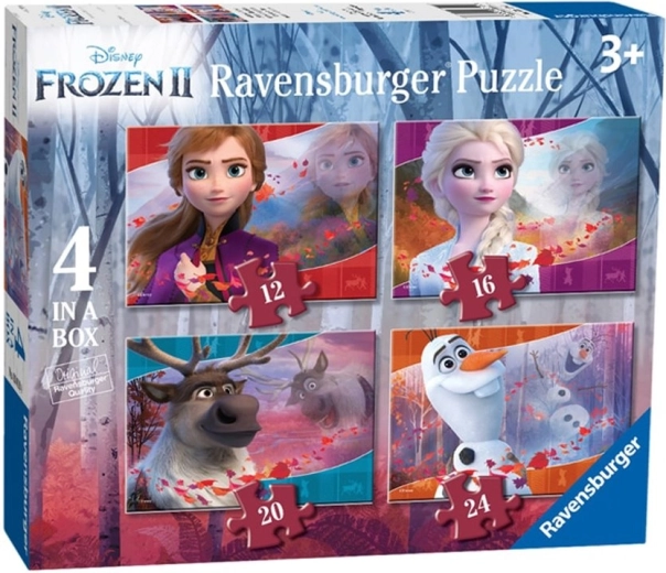 Puzzle Ravensburger Frozen 2 4 in 1 (12, 16, 20 e 24 pezzi)