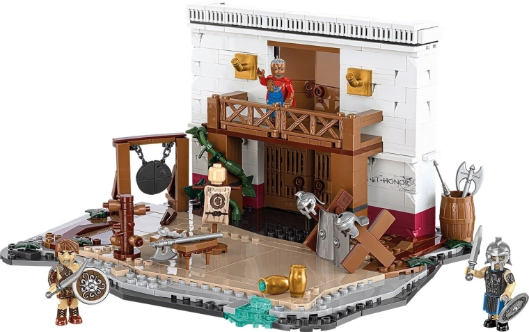 Minifigure di gladiatori dettagliate