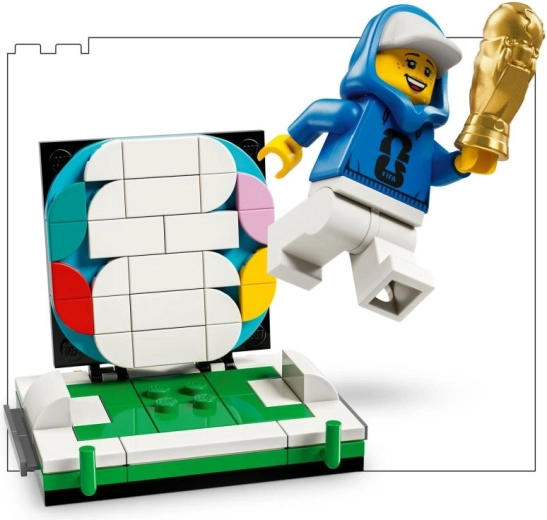 Minifigure e podio in miniatura