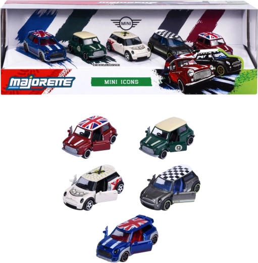 Majorette set regalo di automobiline in metallo MINI - 5 pezzi