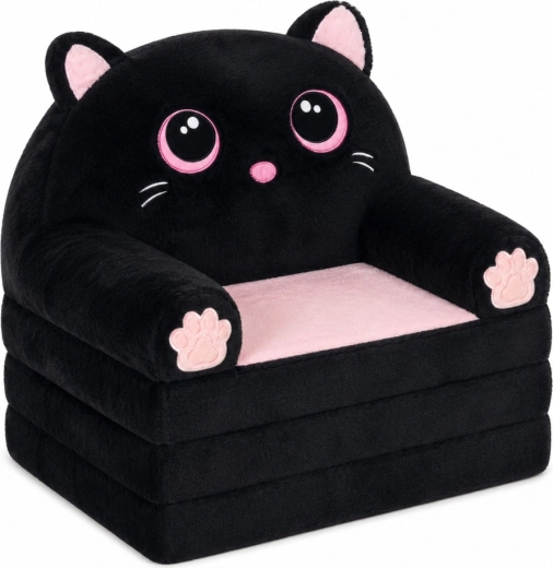 Peluche soffice e graziosi dettagli da gattino