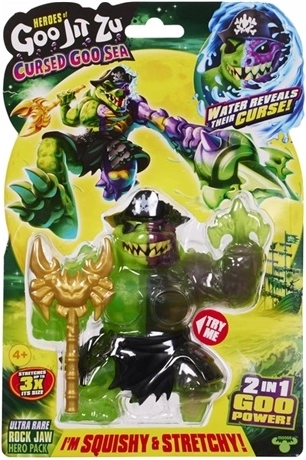 Goo Jit Zu Smash Strikers figura allungabile e schiacciabile Rock Jaw