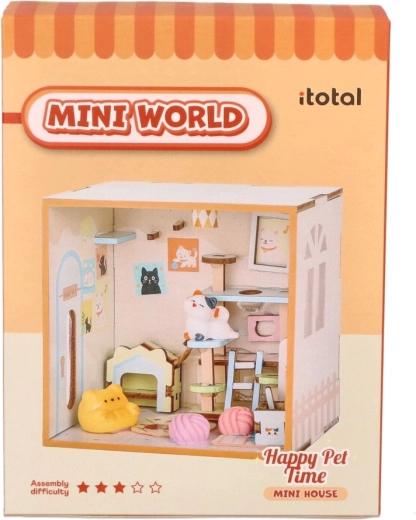 i-Total Mini stanza per animali domestici in miniatura da assemblare