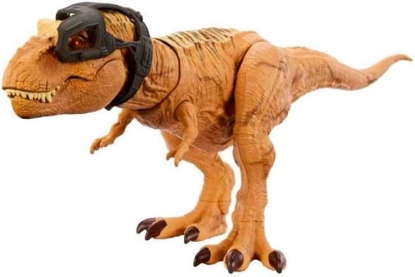 Jurassic World T‑Rex a caccia con suoni – action figure