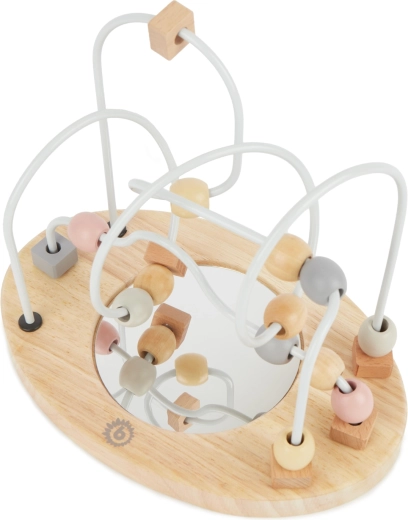 Labirinto motorio Bieco con specchietto rosa