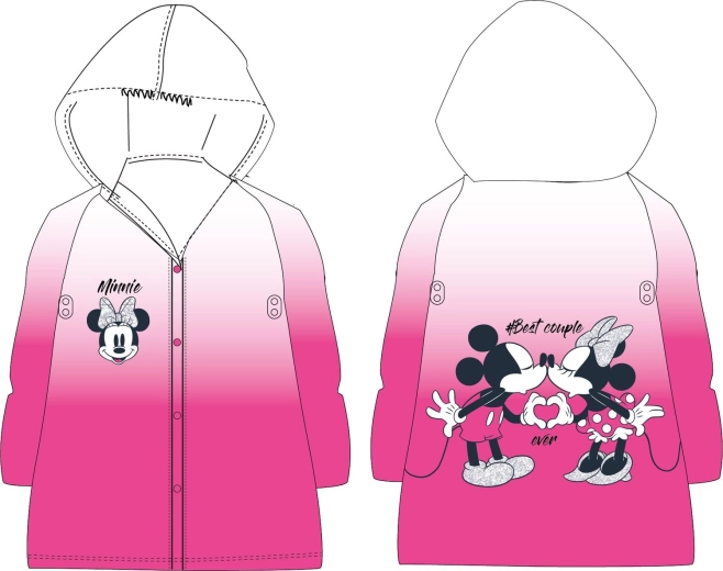 Mantellina antipioggia per bambine Minnie Mouse (98–128 cm) - 1 pezzo