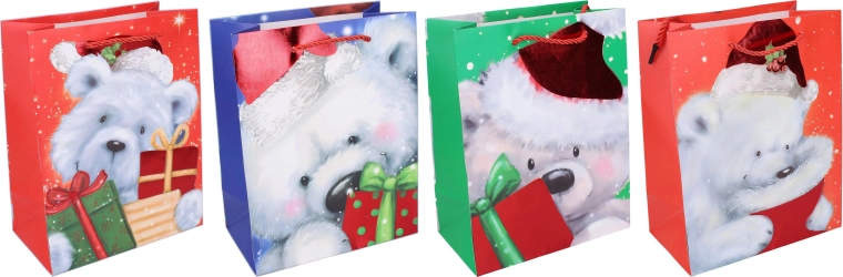 Busta regalo natalizia S 18 × 23 × 10 cm