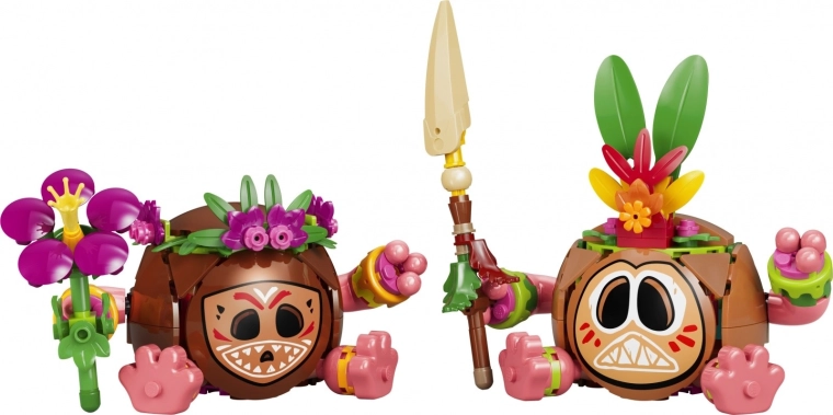 2 personaggi Kakamora costruibili dal film Vaiana