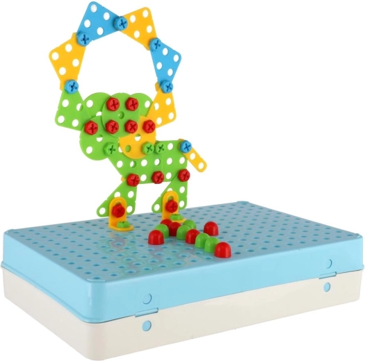 Pezzi colorati e sagome per modelli 2D e 3D