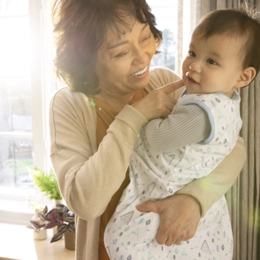 Cambio notturno facile grazie alla cerniera lunga