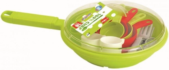 Set di stoviglie con padella