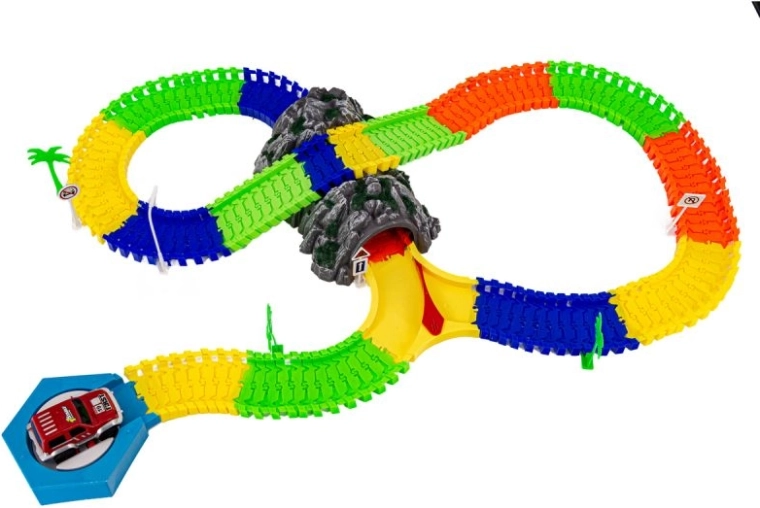 Pista flessibile con infinite possibilità di montaggio
