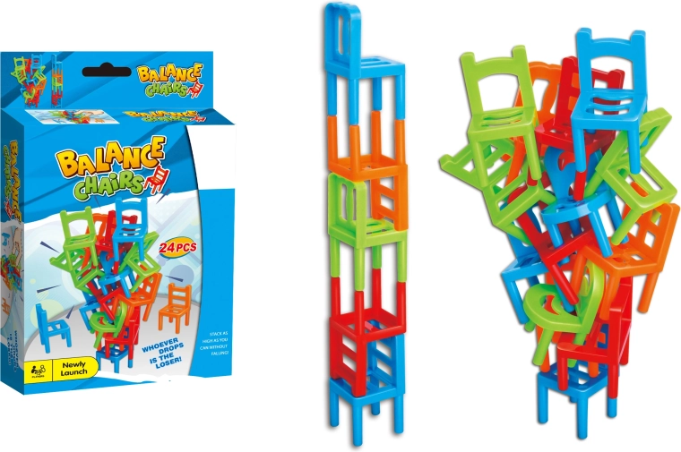 Mini gioco di impilamento Krzesła per bambini e adulti