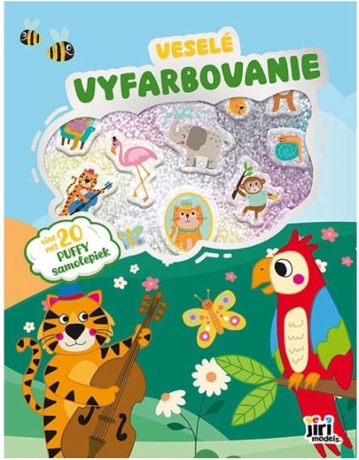 Colorare allegramente con super adesivi Animali