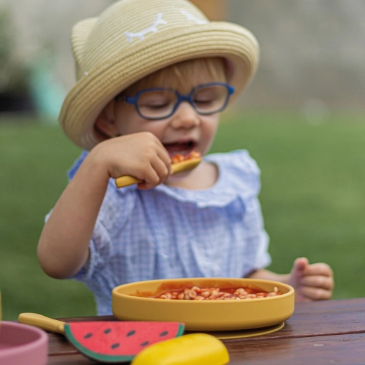 Piatto stabile grazie alla forte ventosa