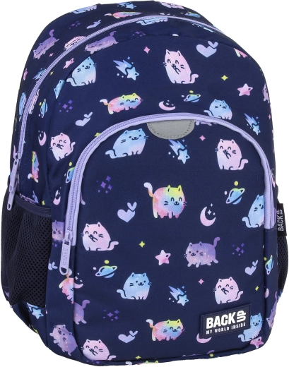 Zaino per bambini BackUP violet kittens 12 l