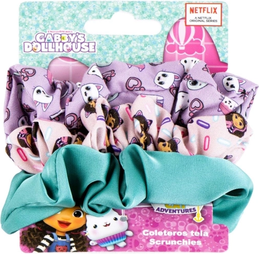 Set di elastici per capelli Gabby's Dollhouse (La casa delle bambole di Gabby) 3 pz
