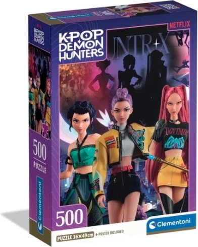 Puzzle Clementoni 500 pezzi K‑Pop Demon Hunters 2