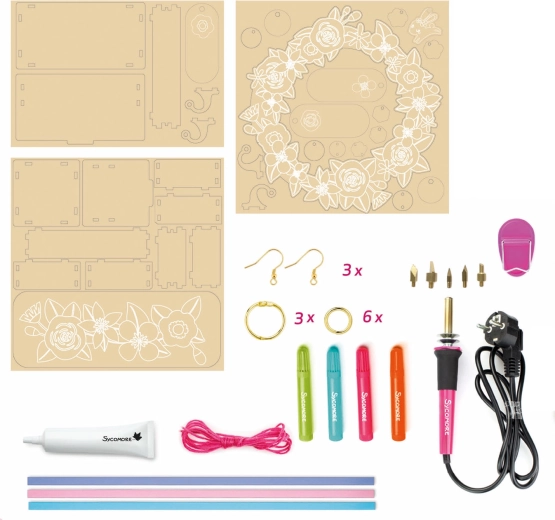 Lovely box pirografia – gioielli
