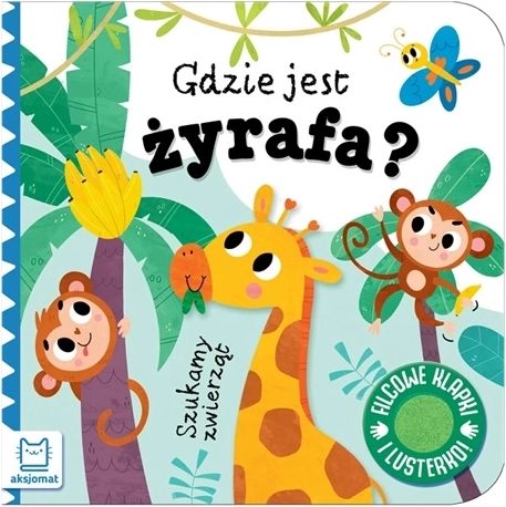 Cerchiamo gli animali: dov’è la giraffa? libretto interattivo con finestrelle in feltro