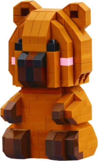 Adorabile design pixel della capibara