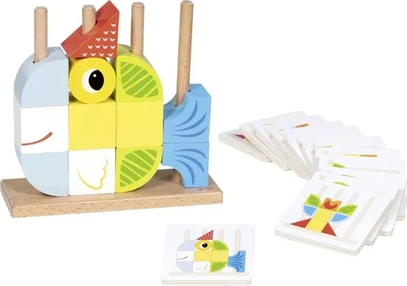 Goki puzzle in legno con modelli