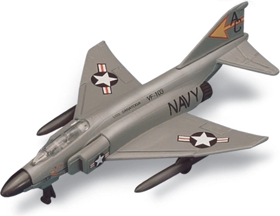 Maisto Fresh Metal Tailwinds F-4 Phantom II aereo grigio opaco