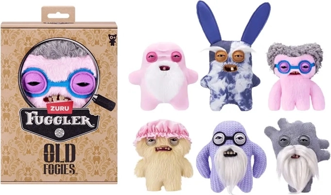 ZURU Fuggler Old Fogies – peluche da collezione 23 cm