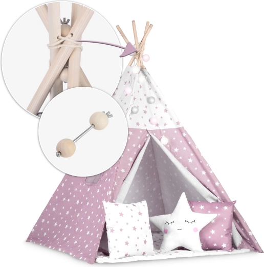 Struttura in legno stabile con stabilizzatore