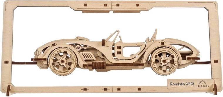 Puzzle meccanico in legno Ugears Roadster MK3 2,5D