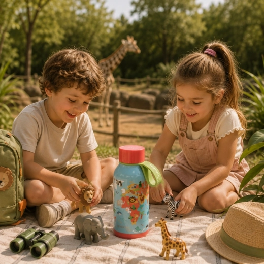 Motivo che piace ai bambini + spazio per il nome