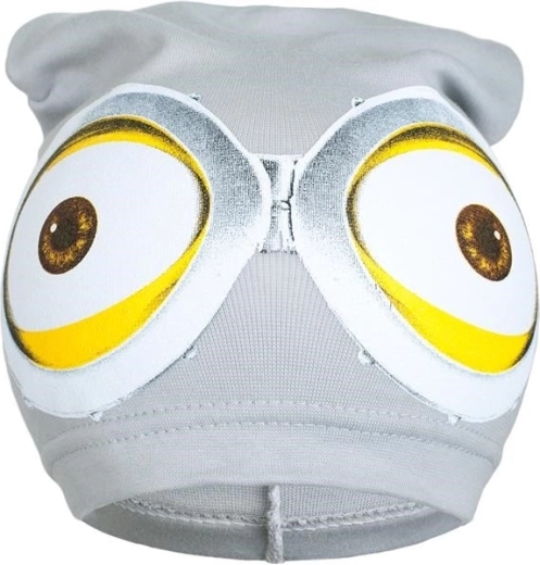 Cappellino primaverile per bambini New Baby con motivo Minion, grigio