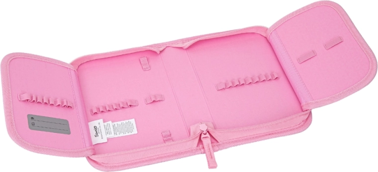 Astuccio ben organizzato con resistente zip YKK