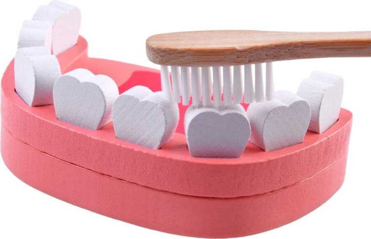 Apprendimento giocoso della corretta cura dei denti