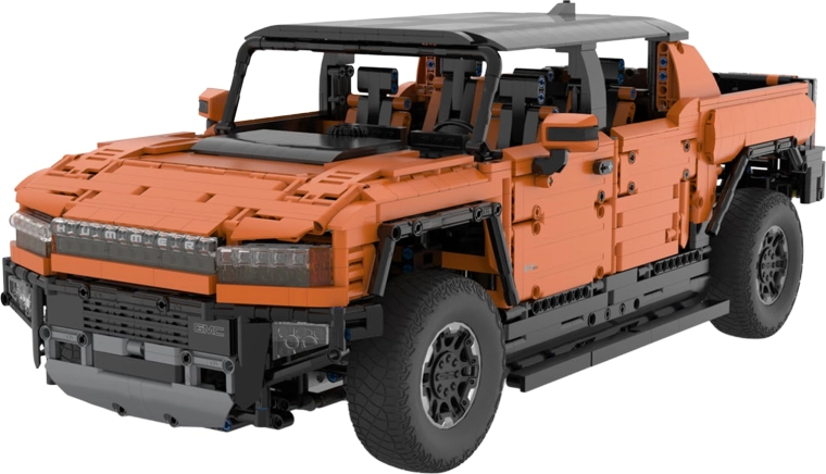Modello dettagliato Hummer EV in scala 1:10