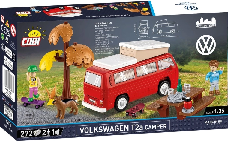 Iconico Volkswagen T2a in scala 1:35