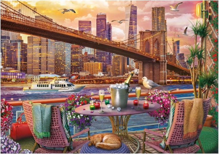 Educa puzzle Cena romantica a New York, 2000 pezzi