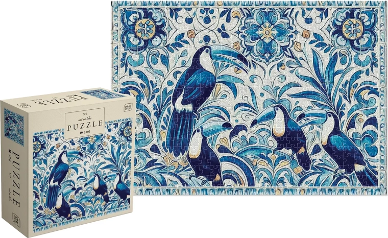 Puzzle art con tucani per adulti 500 pezzi