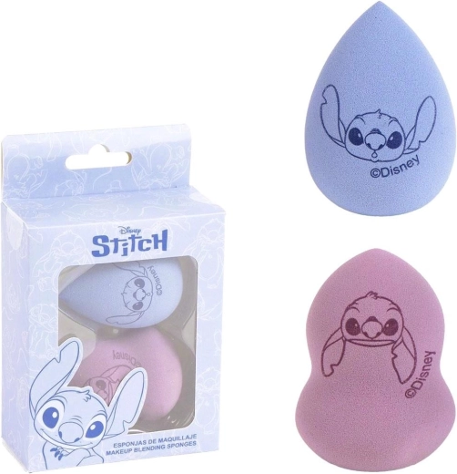 Set di spugnette make-up per il viso Lilo e Stitch - 2 pezzi