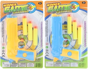 Pistola di plastica con proiettili in spugna